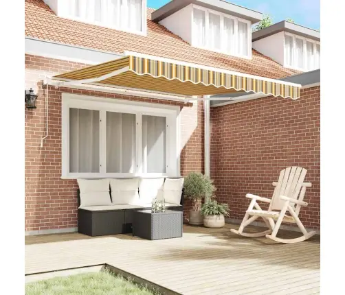 Izvelkams Jumtiņš Daudzkrāsains 300 X 250 Cm Audums Vidaxl