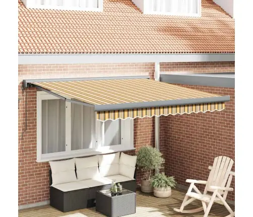 Ievilkamā Nojume Daudzkrāsu Svītra 300 X 250 Cm Vidaxl