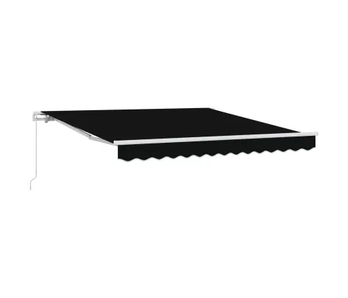 Varikatus Must 3 X 2,5 M Polüester Ja Metall