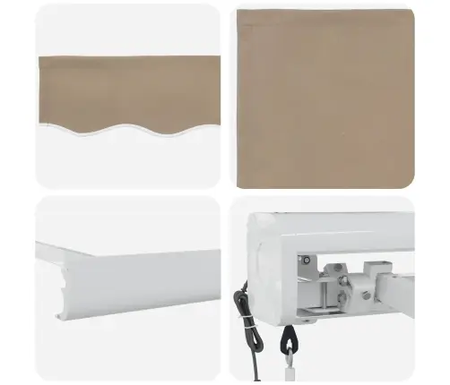 Automātiskā Nojume Bēša 300X250 Cm Vidaxl