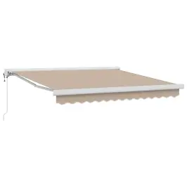 Nolokāms Markīze Bēša 300 X 250 X 165 Cm Audums Un Metāls Vidaxl