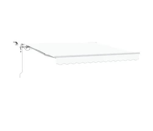Izvelkams Jumtiņš Balts 300 X 250 Cm Poliesters Un Metāls Vidaxl