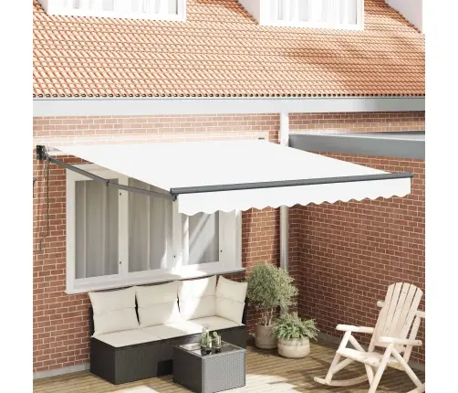 Automātiskā Atskrūvējama Pilnīgi Balta 300 X 250 Cm Vidaxl