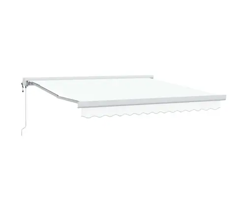 Automātiska Izvelkama Nohene Balta 300 X 250 Cm Vidaxl
