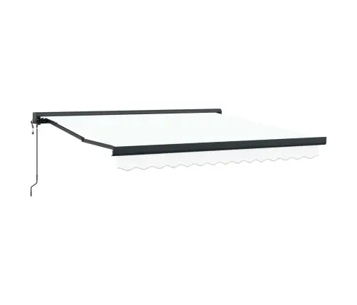 Varikatus Valge 300 X 250 X 165 Cm Polüester Ja Alumiinium