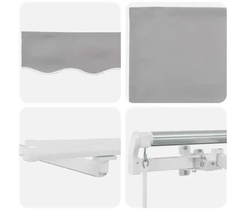 Nojume Gaismas Pelēka Gaiši Pelēka 300 X 250 Cm Gaiši Pelēka Vidaxl