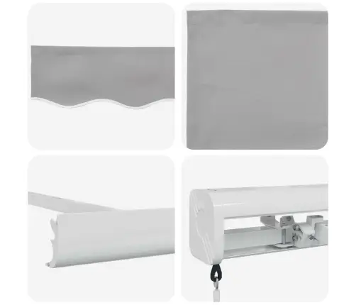 Manuāla Atsaucama Nojume Gaiši Pelēka 300X250 Cm Vidaxl