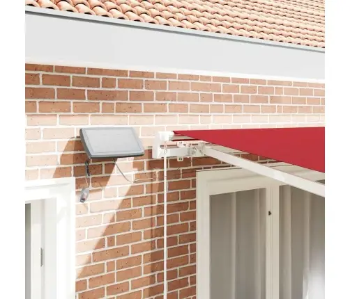 Käigukohandatav Varikatus Punane 300 X 250 Cm Kangas Ja Teras