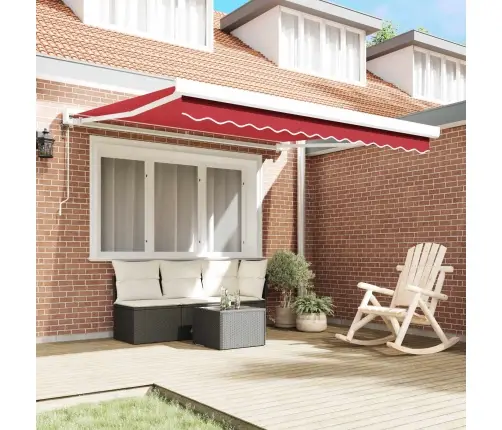 Automātiskā Nojume - Sarkana 300 X 250 Cm Vidaxl