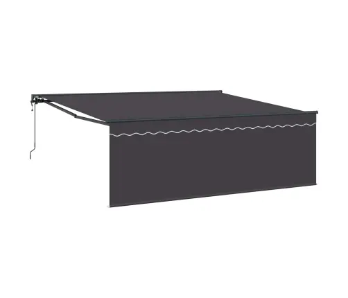 Ištraukiama Markizė Geltona Ir Balta 350 X 250 Cm