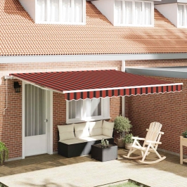 Ištraukiama Markizė Antracitas 350 X 250 Cm Audinys Ir Metalas