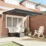 Izvelkams Jumtiņš Antracīts 350X250 Cm Vidaxl