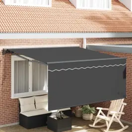 Izvelkams Jumtiņš Antracīts 350 X 250 Cm Vidaxl Izvelkams Jumtiņš Antracīts 350 X 250 Cm Vidaxl