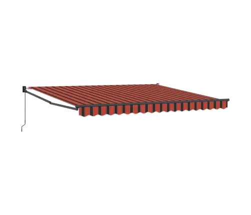 Nojume Oranžs Un Brūns 350 X 250 Cm Oranža Un Brūna Vidaxl