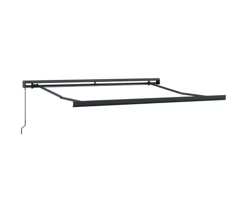 Käigukohandatav Varikatus Punane Ja Must 350 X 250 Cm