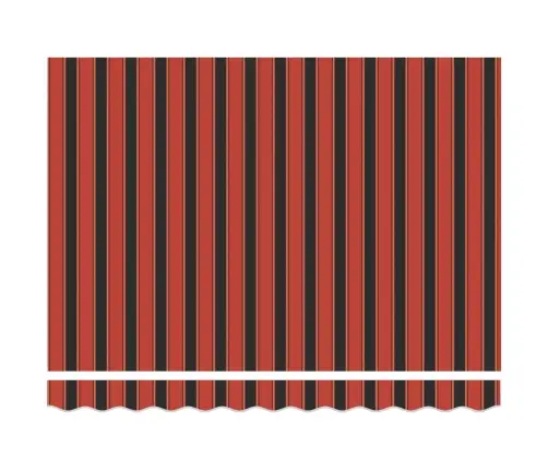 Izvelkams Jumtiņš Oranžs Un Brūns 350X250 Cm Vidaxl