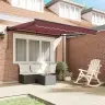 Izvelkams Jumtiņš Burgundijas Sarkanais 350X250 Cm Vidaxl