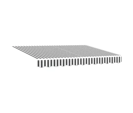 Izvelkams Jumtiņš Antracīts Un Balts 350X250 Cm Vidaxl
