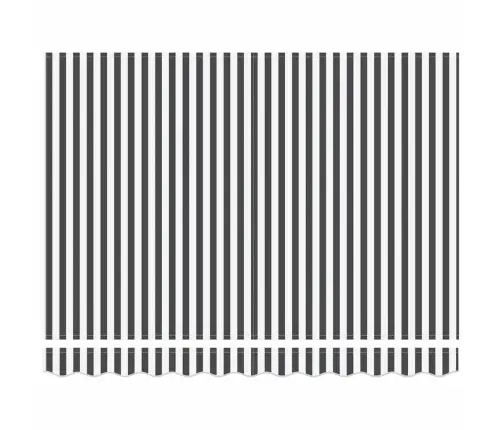 Izvelkams Jumtiņš Antracīts Un Balts 350X250 Cm Vidaxl