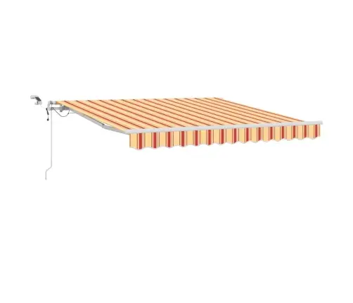 Izvelkams Jumtiņš Dzeltena Un Oranža 350 X 250 Cm Vidaxl
