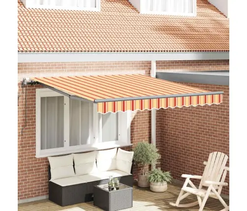 Ištraukiama Markizė Geltona Ir Oranžinė 350 X 250 Cm