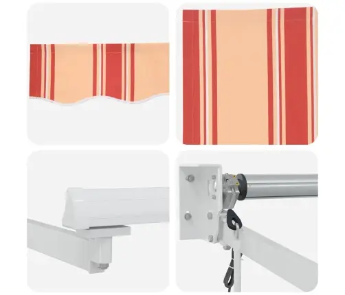 Automātiskais Žāvēroms Dzeltenā Un Oranžā 350 X 250 Cm Vidaxl