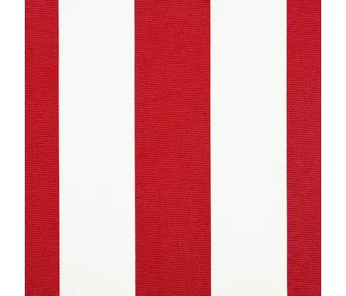Izvelkams Jumtiņš Sarkans Un Balts 350 X 250 Cm Audums Vidaxl