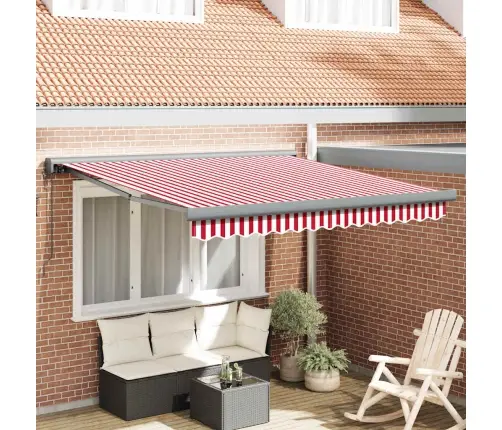 Pavėsinė Raudona Ir Balta 350 X 250 X 165 Cm