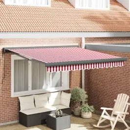 Nolokāms Markīze Sarkana Un Balta 350 X 250 X 165 Cm Vidaxl Nolokāms Markīze Sarkana Un Balta 350 X 250 X 165 Cm Vidaxl