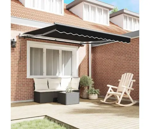 Käigukohandatav Varikatus Must 350 X 250 Cm