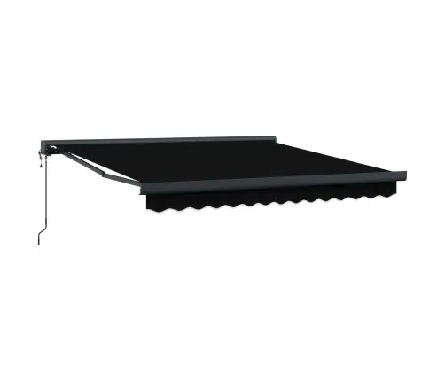 Automātiskā Nojume Melnā Krāsā 350 X 250 Cm Vidaxl