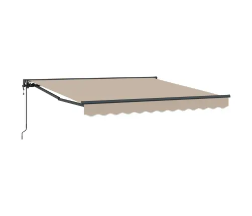 Izvelkams Jumtiņš Bēša 350X250 Cm Vidaxl