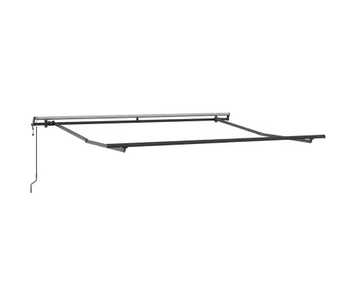 Automātiskā Atpakaļvelkamā Saules Aizsargpaneļa Balts 350 X 250 Cm Vidaxl