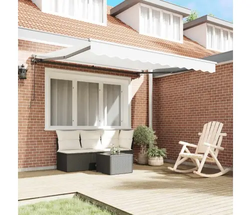 Izvelkams Jumtiņš Balts 350X250 Cm Vidaxl