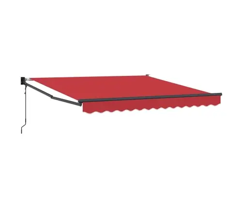 Käigukohandatav Varikatus Punane 350 X 250 Cm