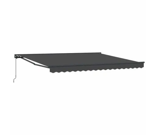 Izvelkams Jumtiņš Antracīts 400X300 Cm Audums Vidaxl