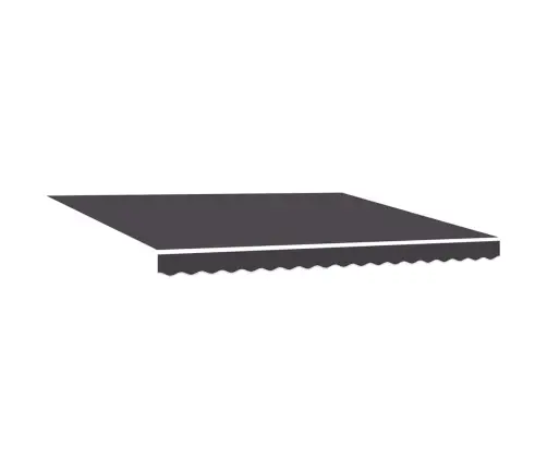 Izvelkams Jumtiņš Antracīts 400 × 300 Cm Audums Vidaxl
