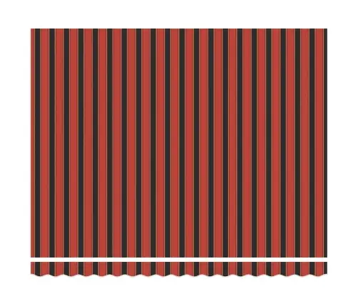 Vidaxl Manuālā Iebīdāmā Nojume Oranža Un Brūna 400X300 Cm