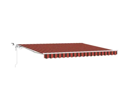 Izvelkams Jumtiņš Oranžs Un Brūns 400 × 300 Cm Vidaxl