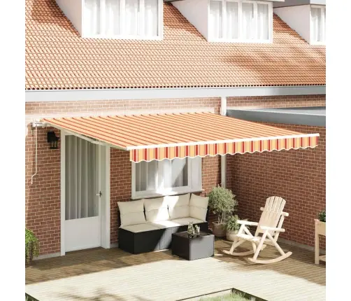 Iebīdāmā Nojume Dzeltena Un Oranža 400 × 300 Cm Vidaxl