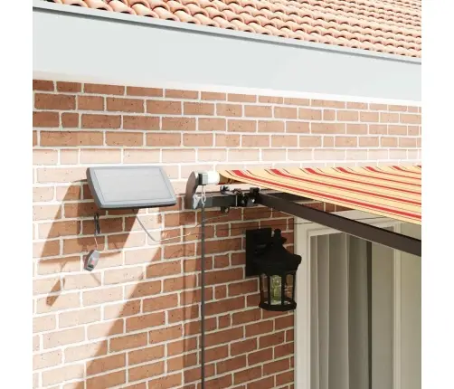 Käigukohandatav Varikatus Kollane Ja Oranž 400 ×300 Cm Kangas