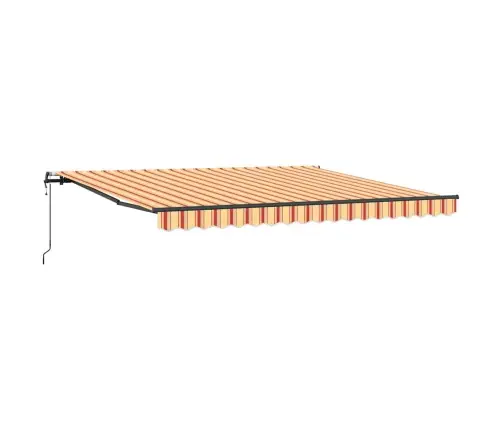 Automātiskā Atsperes Nojume Dzeltenā Un Apelsīna Krāsā, 400X300 Cm Vidaxl