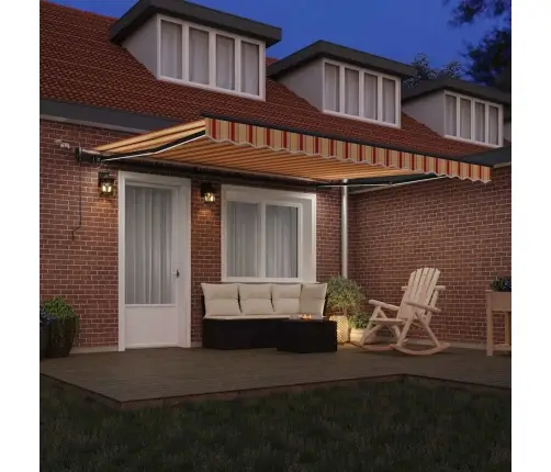 Varjudekangas Koos Kollane Ja Oranž 400 × 300 Cm Polüester