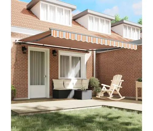 Izvelkams Jumtiņš Daudzkrāsains 400 × 300 Cm Poliesters Vidaxl