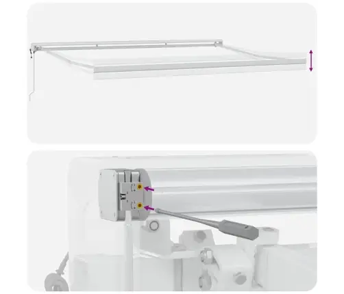 Ištraukiama Markizė Įvairiaspalvis 400 × 300 Cm