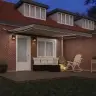 Automātiskā Iebīdāmā Nojume Ar Led - Bēšā 400X300 Cm Vidaxl