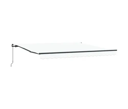 Markīze Balts 400 × 300 Cm Poliesters Vidaxl