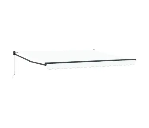 Izvelkams Jumtiņš Balts 400 × 300 Cm Poliesters Vidaxl