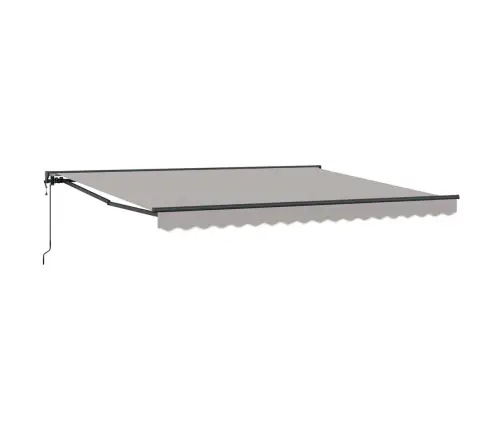 Izvelkams Jumtiņš Gaiši Pelēks 400X300 Cm Vidaxl