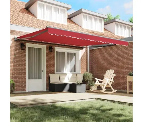 Izvelkams Jumtiņš Sarkana 400X300 Cm Vidaxl